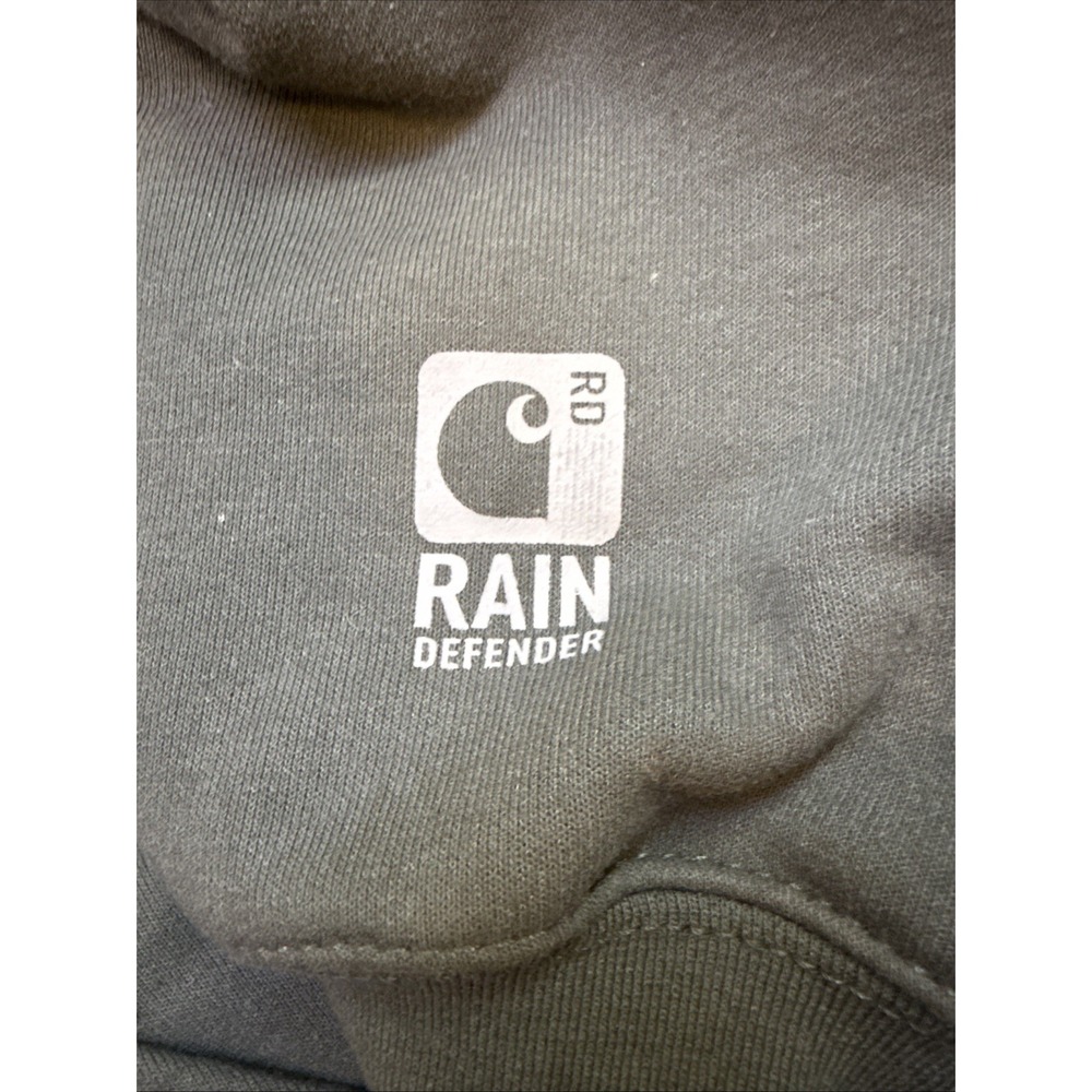 Carhartt 100632 Mens Rutland Thermal Lined Zip Front Hooded Sweatshirt Large - Picture 4 of 7
